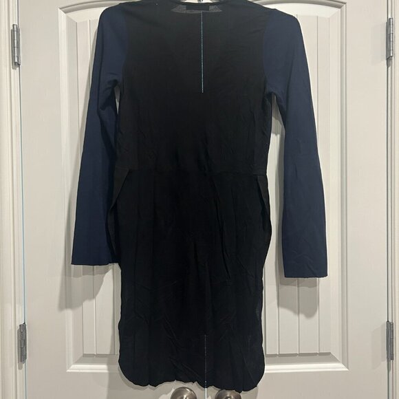 Zara W&B Navy and Black Long Sleeve Tunic Women’s Size M - Picture 7 of 12